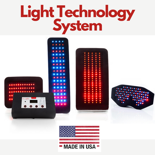 6 port 4 pad polychromatic light technology system. FDA Cleared, Class II Medical Device.
